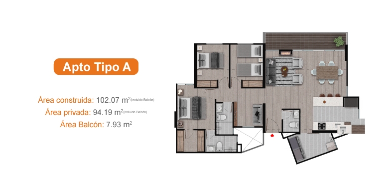apartamentos en la calera