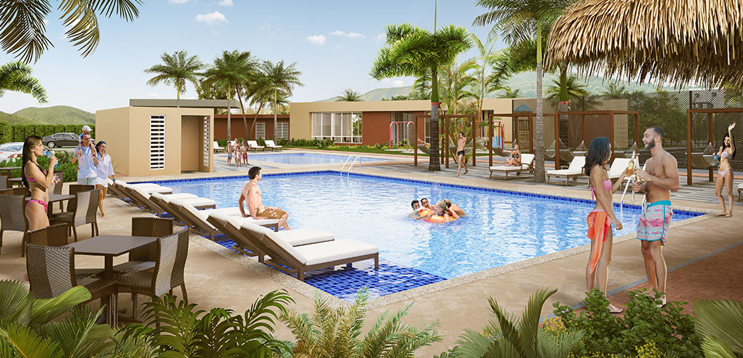 Proyecto de casas en Ricaurte | Oikos Cabo verde Maio I Zonas Comunes I Representación Artística