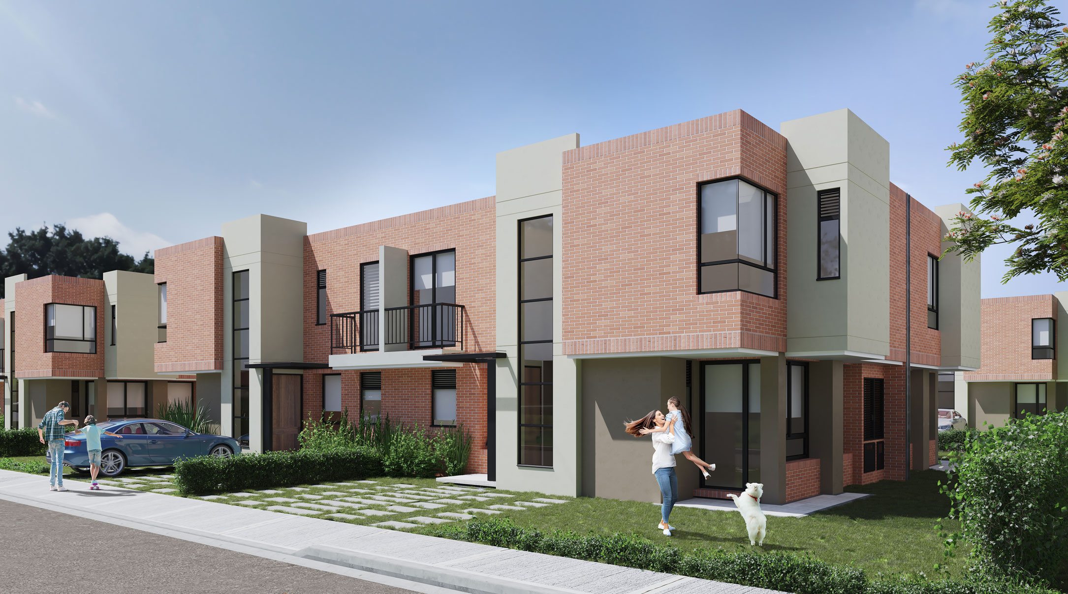 Savanna Santa Clara I Casa Acacia I Representación artística I Fachada 